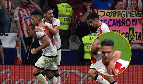 Falcao, celebración gol empate Atletico de Madrid