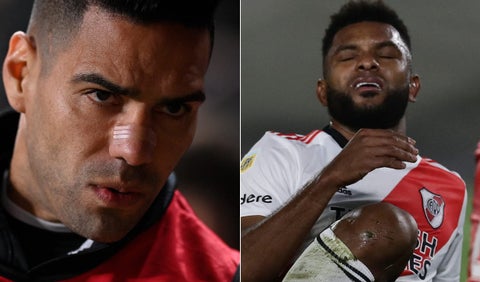 Falcao defendió a Borja por críticas en River