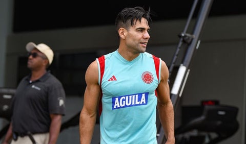 Selección Colombia: Falcao llevó a su hijo al entrenamiento