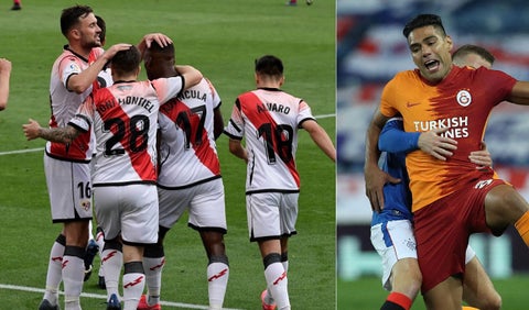 Falcao, Galatasaray, Rayo Vallecano