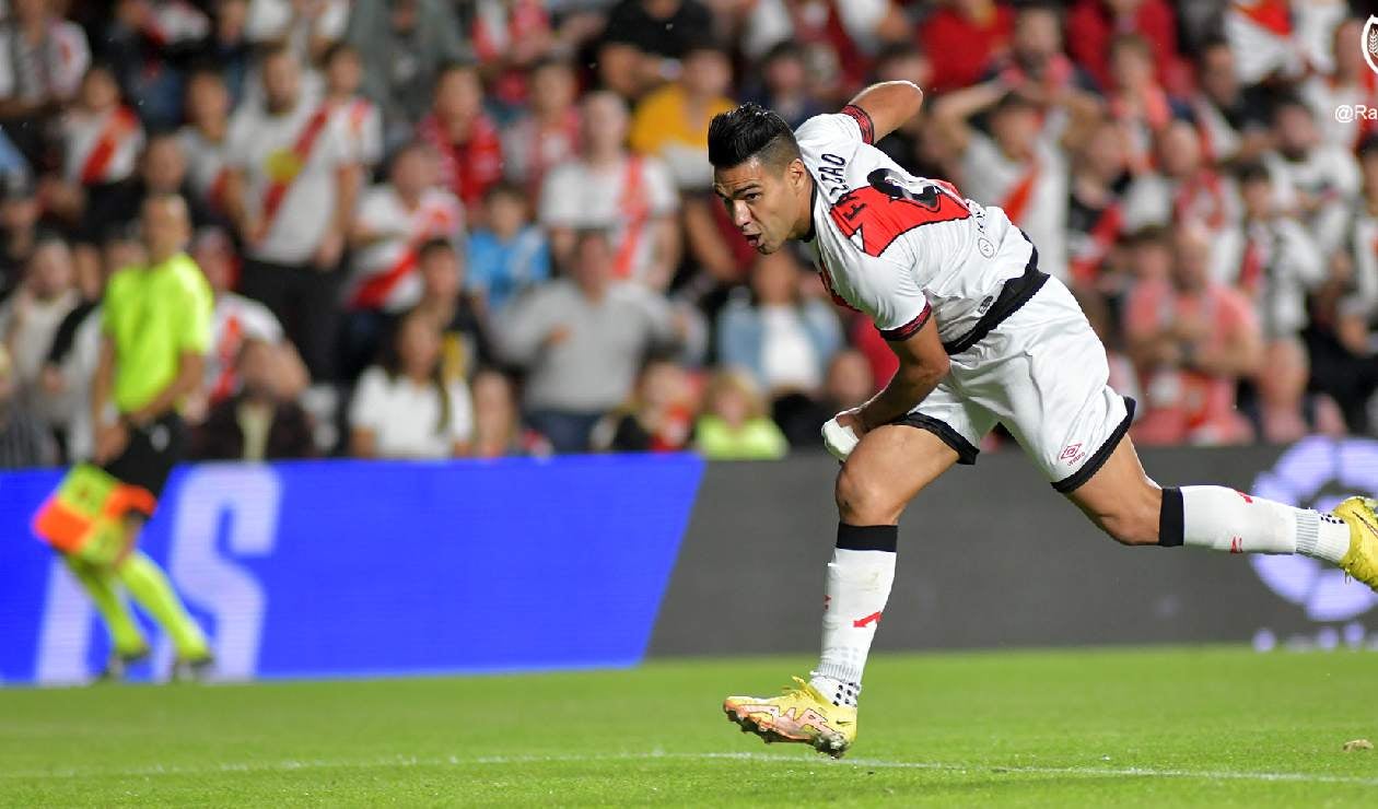 Falcao, delantero colombiano en Rayo Vallecano