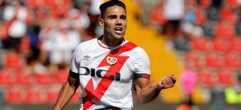Falcao García, delantero del Rayo Vallecano