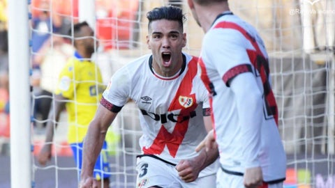 Falcao, jugador del Rayo Vallecano