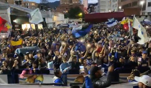 Falcao, recibido por hinchas de Millonarios