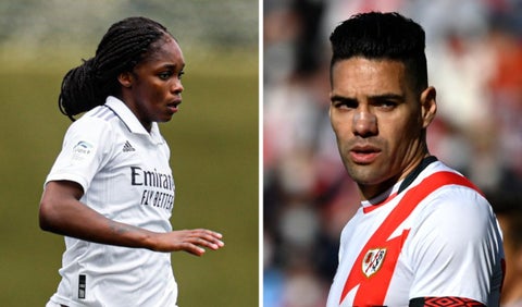Falcao y Linda Caicedo
