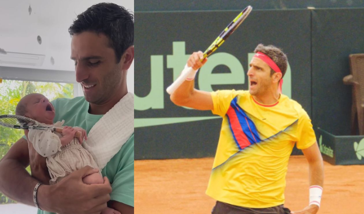 Farah con su hijo recién nacido