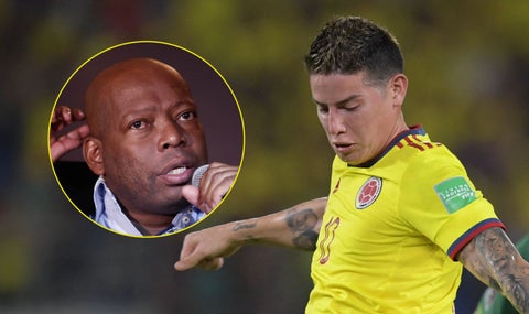 Faustino Asprilla puso en duda el futuro de James