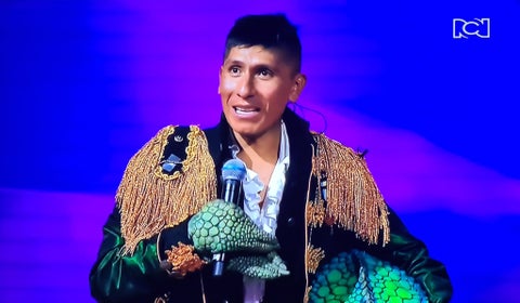 Nairo Quintana bailando