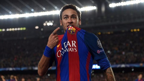 Neymar vistiendo la camiseta del FC Barcelona
