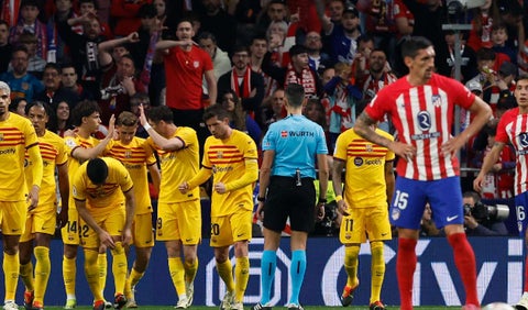 Barcelona goleó a Atlético de Madrid