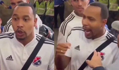 Felipe Pardo discutió con la hinchada del DIM