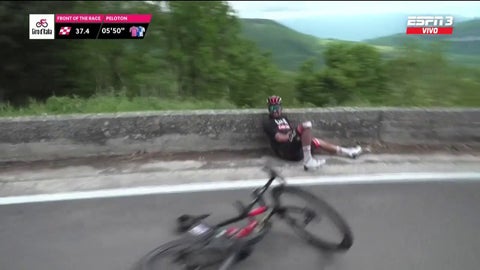 Fernando Gaviria, caída