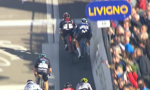 Fernando Gaviria en la Milán-Torino