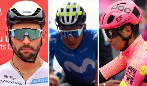 Fernando Gaviria, Einer Rubio y Esteban Chaves, ciclistas colombianos