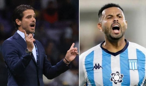 Fernando Gago y Edwin Cardona