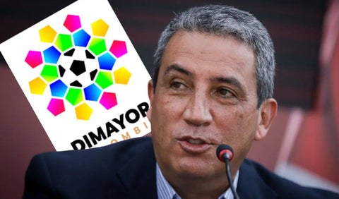 Fernando Jaramillo con la Dimayor