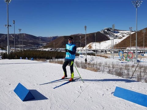 Carlos Quintana, esquiador colombiano