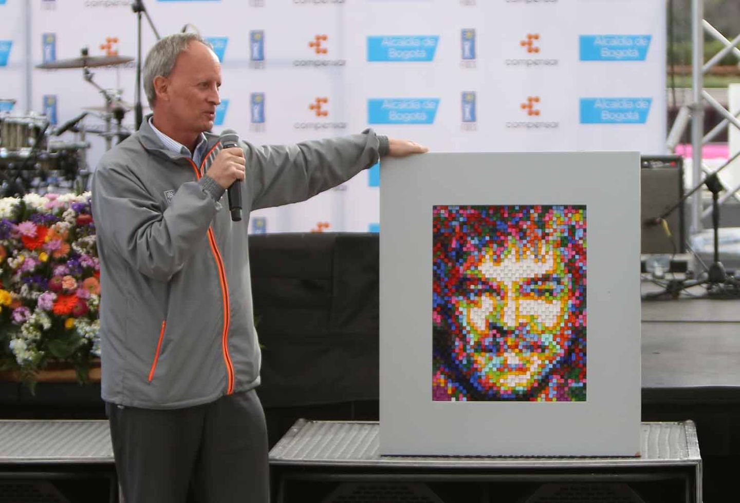 La figura del Pibe Valderrama hizo parte del galardón en las Olimpiadas Fides 2019.