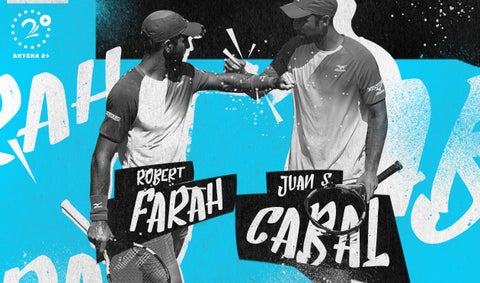 Sebastián Cabal y Robert Farah, tenistas colombianos