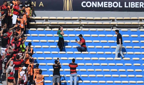 Final Copa Libertadores - Petición de matrimonio