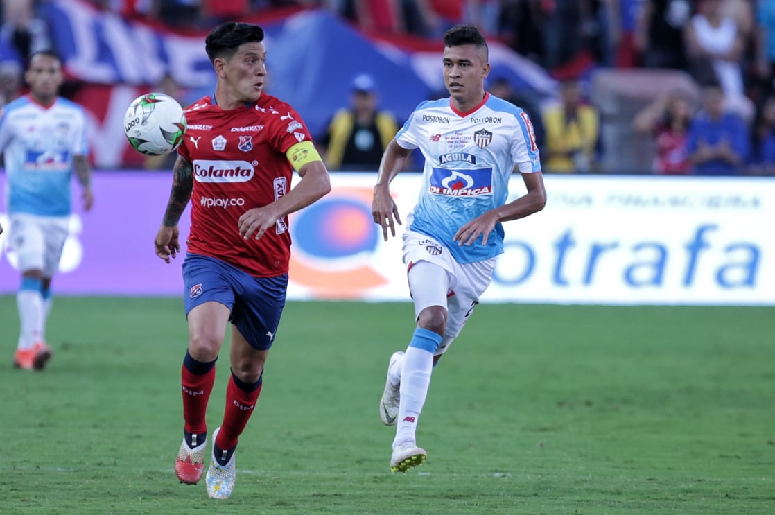 Germán Cano, un hombre incisivo para el Medellín en la final ante Junior