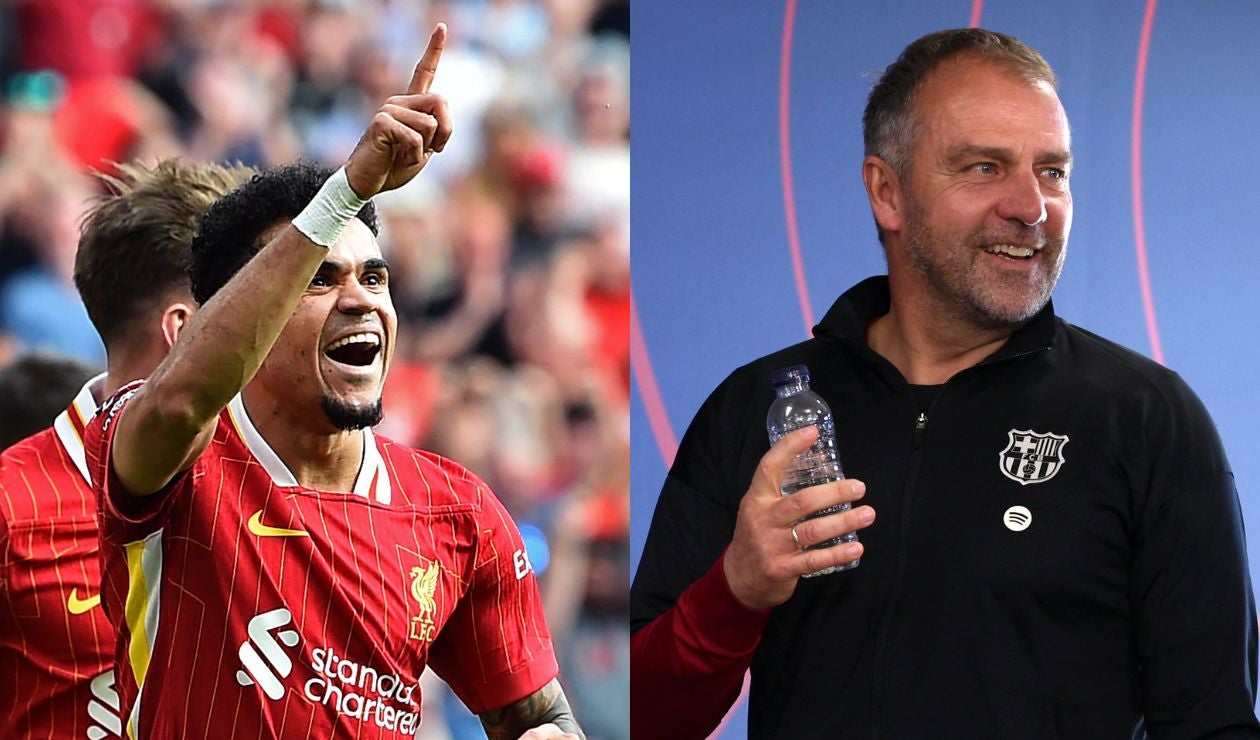 Flick dio respuesta al fichaje de Luis Díaz al Barcelona: contundente