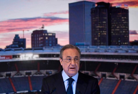 Florentino Pérez, presidente del Real Madrid