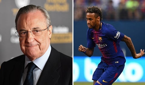 Florentino Pérez y Neymar