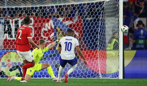 Eurocopa 2024: Francia derrotó a Austria por la mínima en la fecha 1 del Grupo D