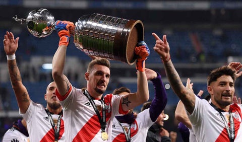 Franco Armani, campeón de Copa Libertadores con River Plate