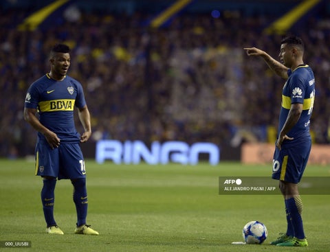 Frank Fabra y Edwin Cardona