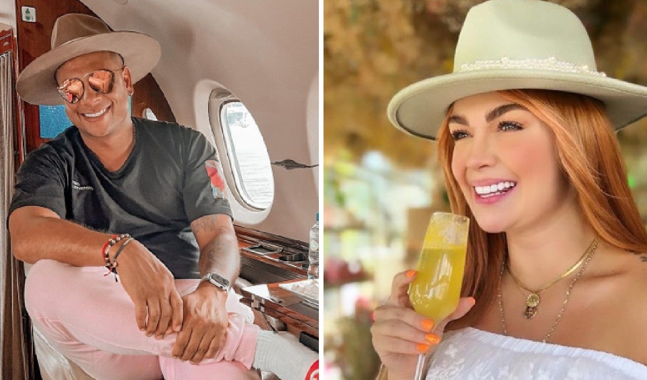 Freddy Guarín y Sara Uribe