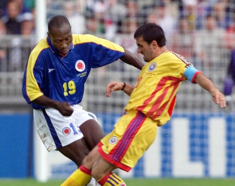 Freddy Rincón Selección Colombia Mundial Francia 98
