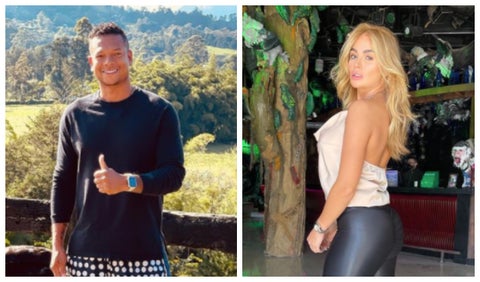 Fredy Guarín y Sara Uribe