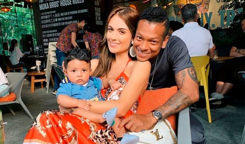 Fredy Guarín y Sara Uribe