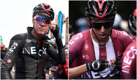 Chris Froome y Egan Bernal, Team Ineos