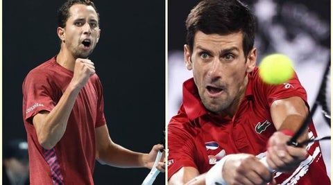 Daniel Galán, Novak Djokovic