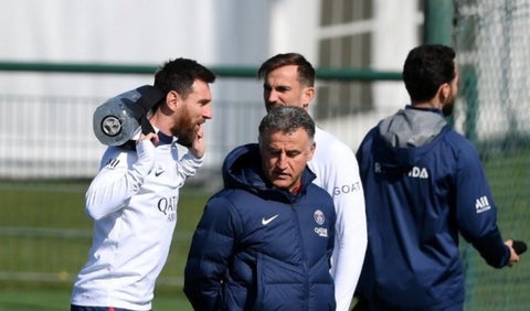 Galtier y Messi, PSG