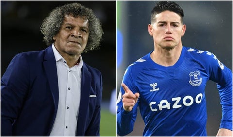 Alberto Gamero y James Rodríguez