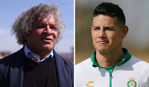 Alberto Gamero y James Rodríguez