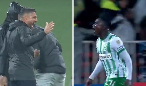 Javier Gandolfi y Kevin Viveros con Nacional