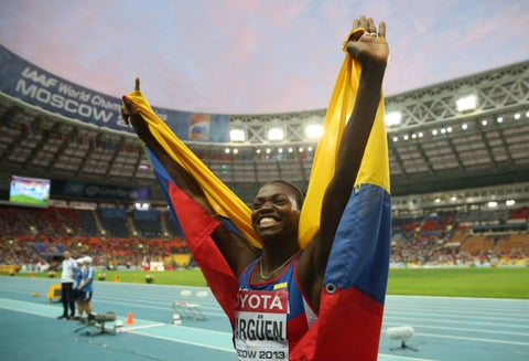 Caterine Ibargüen ganó el triple salto en el Mundial de Luzhniki