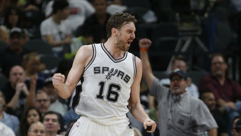 Pau Gasol, jugador de los San Antonio Spurs