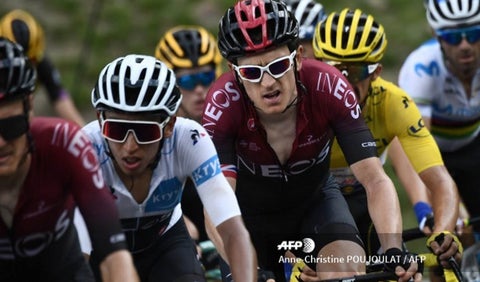 Egan Bernal y Geraint Thomas