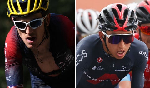 Geraint Thomas y Egan Bernal