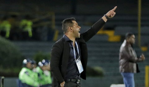 Gerardo Bedoya no ocultó su satisfacción por la victoria de Santa Fe ante Huila