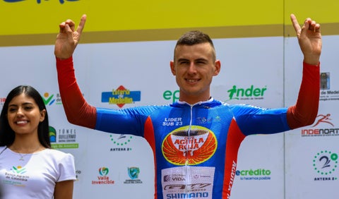 Germán Darío Gómez, ganador etapa 2 del Clásico RCN Banco Agrario 2023