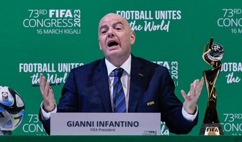 Gianni Infantino, presidente de la FIFA