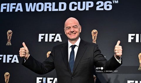 Gianni Infantino en la presentación del Mundial 2026