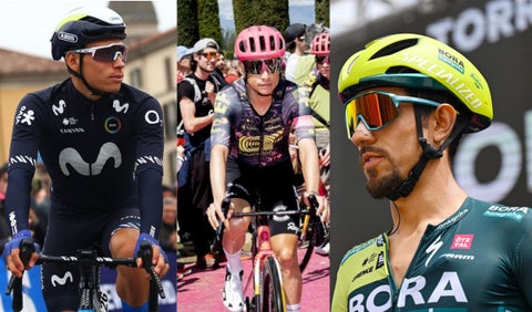 Einer Rubio, Esteban Chaves y Daniel Martínez - Giro de Italia 2024